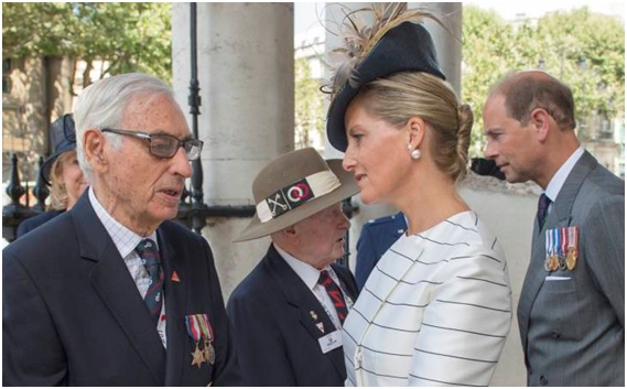 TRH The Countess of Wessex with Bob Boocock and The Earl with James Fenton