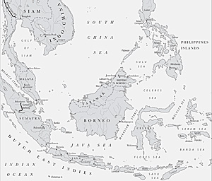 Map of the Far East.